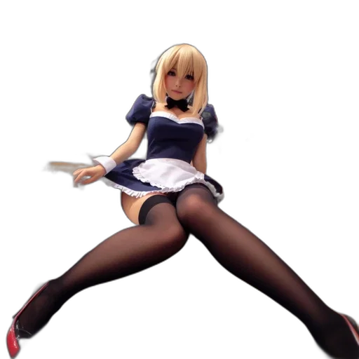 dress, staff, 3d render, concept art transparent PNG cut-out