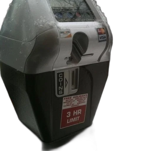 robot, parking, meter, hour transparent PNG cut-out