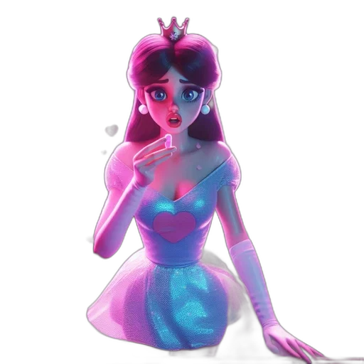 dress, crown, mask, creature transparent PNG cut-out