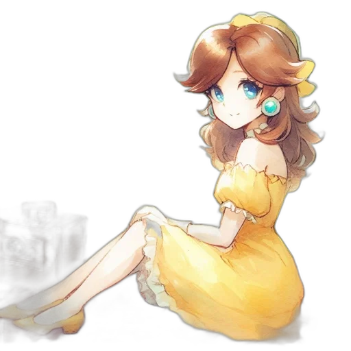 dress, crown, staff, face transparent PNG cut-out
