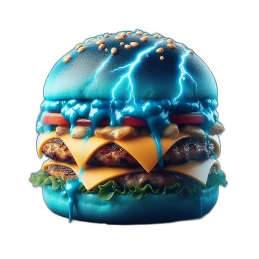 food, crown, 3d render, concept art transparent PNG cut-out
