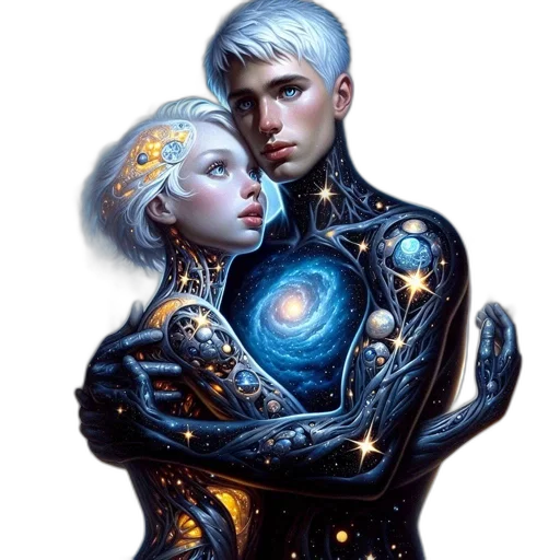 robot, fantasy art, concept art, cyberpunk transparent PNG cut-out