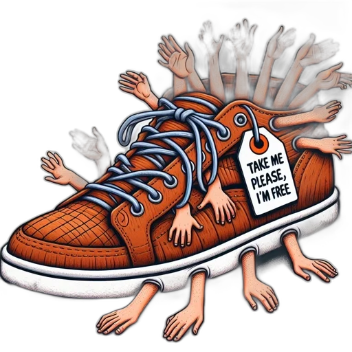 shoes, anthropomorphic, shoe, many transparent PNG cut-out