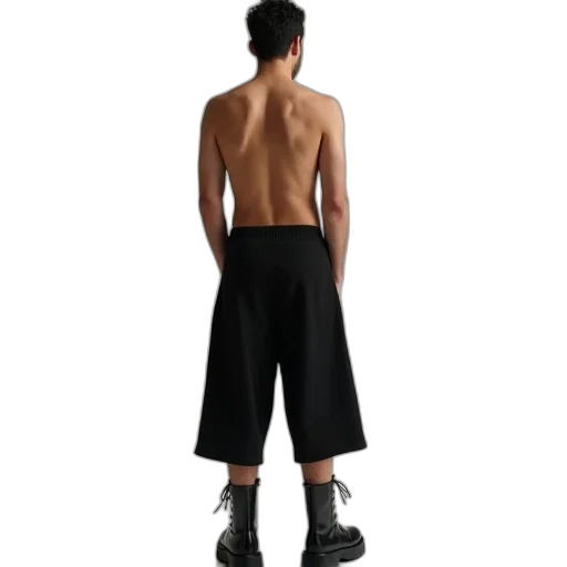 male, model, black, wide transparent PNG cut-out