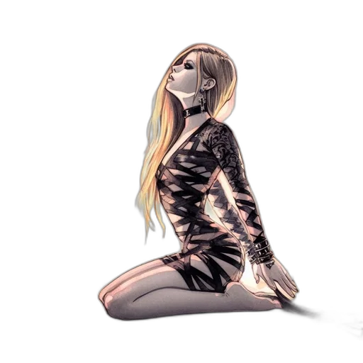 dress, jacket, concept art, comic book art transparent PNG cut-out