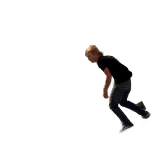 shoes, creature, staff, hair transparent PNG cut-out