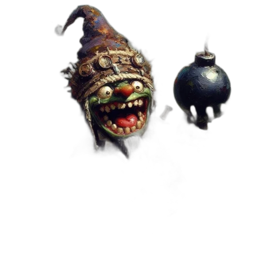 mask, staff, hat, crown transparent PNG cut-out