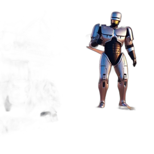 robot, weapon, sword, creature transparent PNG cut-out