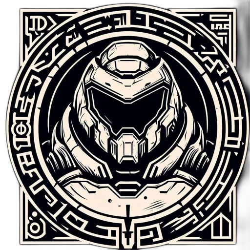 robot, mask, comic book art, concept art transparent PNG cut-out