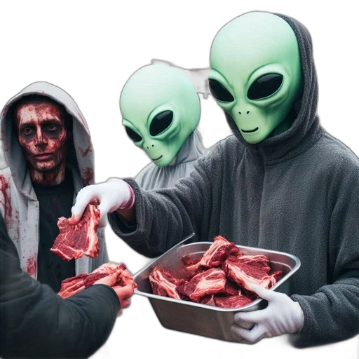 food, mask, creature, concept art transparent PNG cut-out
