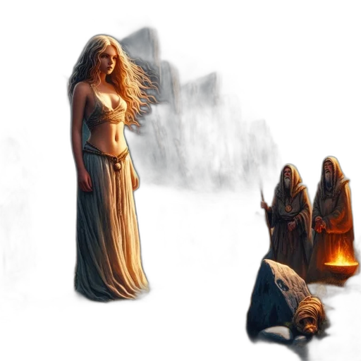 dress, fantasy art, concept art, pixel art transparent PNG cut-out