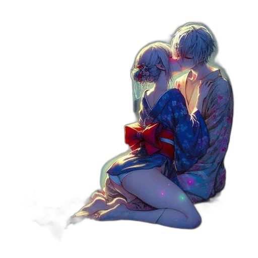 watercolor, concept art, comic book art, cyberpunk transparent PNG cut-out