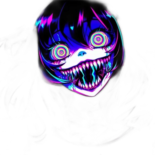 mask, creature, face, hair transparent PNG cut-out