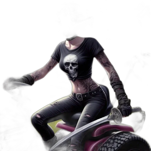 robot, mask, car, weapon transparent PNG cut-out