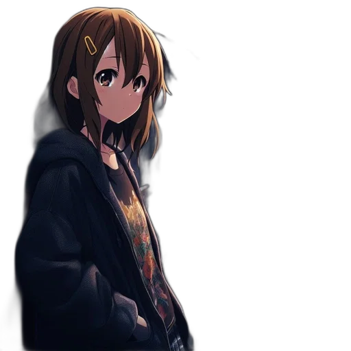 jacket, staff, face, weapon transparent PNG cut-out