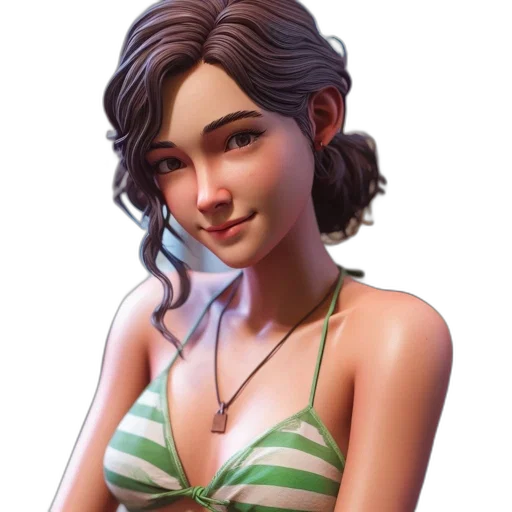 dress, jewelry, face, concept art transparent PNG cut-out