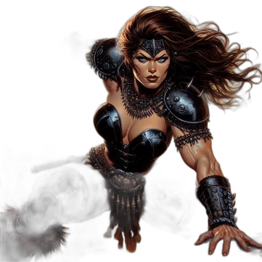 comic book art, fantasy art, concept art, photorealistic transparent PNG cut-out