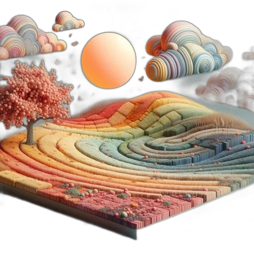 3d render, concept art, photorealistic, outer space transparent PNG cut-out