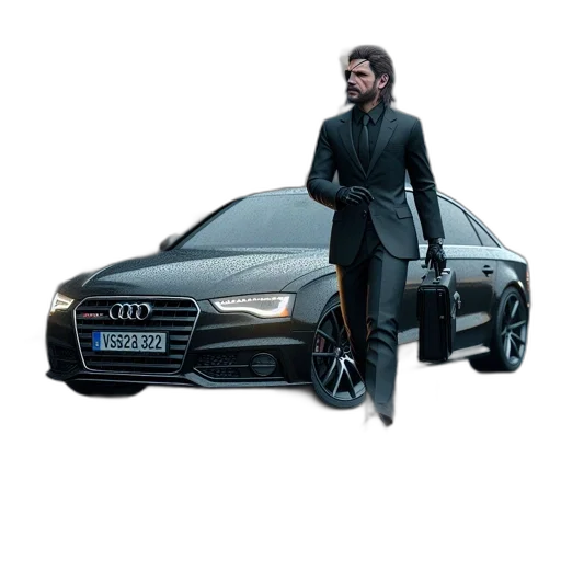 car, jacket, animal, concept art transparent PNG cut-out