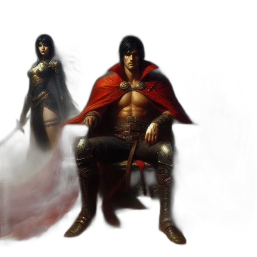 sword, fantasy art, concept art, comic book art transparent PNG cut-out