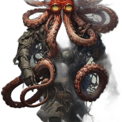 creature, mask, staff, animal transparent PNG cut-out