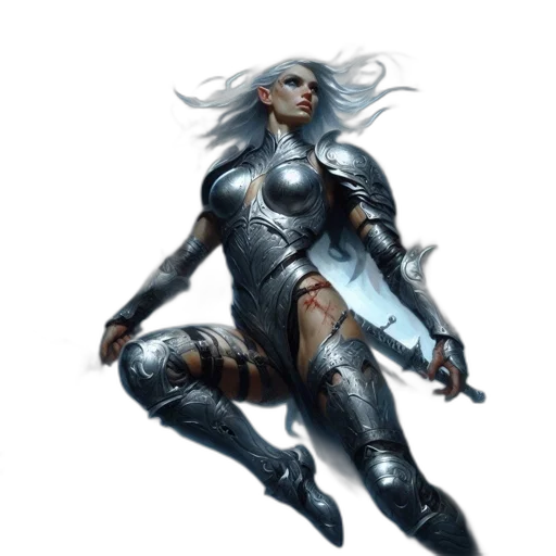 sword, concept art, fantasy art, comic book art transparent PNG cut-out