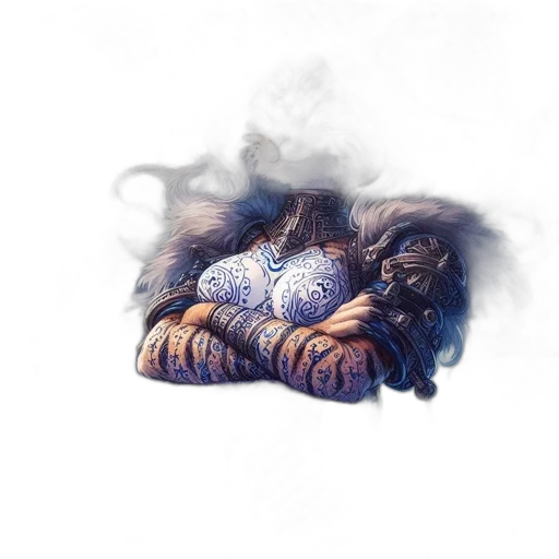 dragon, mask, creature, hair transparent PNG cut-out