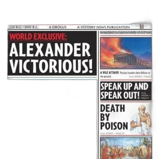 newspaper, cover, prominent, headline transparent PNG cut-out
