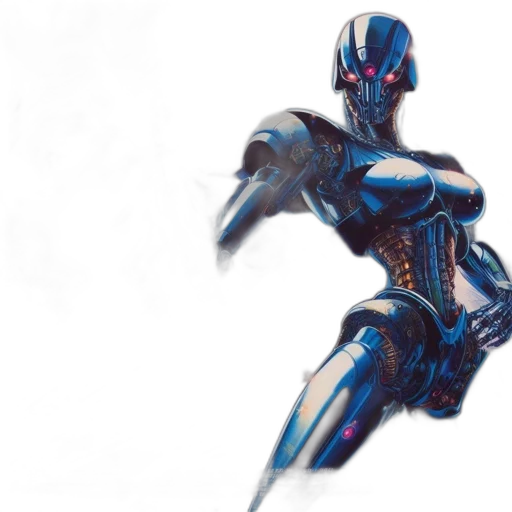 robot, weapon, concept art, comic book art transparent PNG cut-out