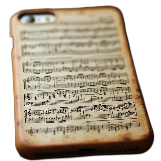 sheet, musical, music, old transparent PNG cut-out