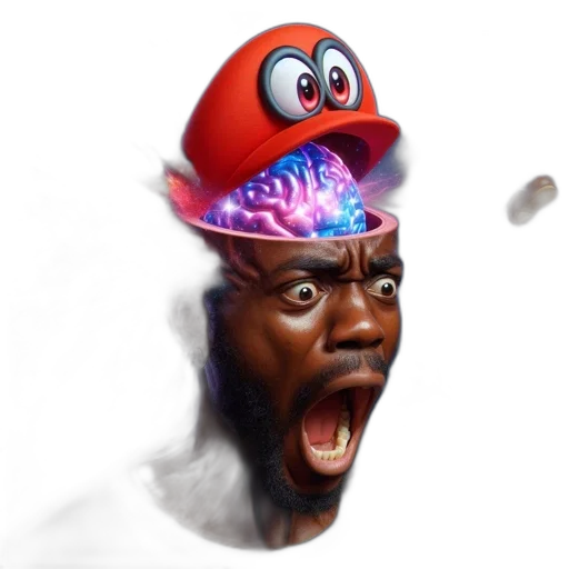 hat, face, creature, crown transparent PNG cut-out