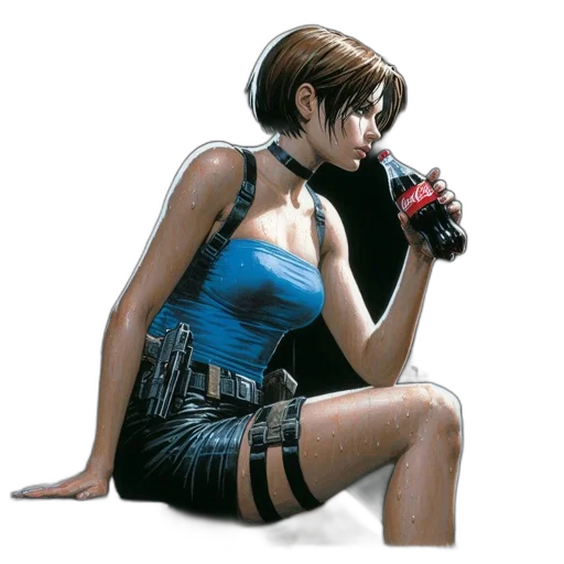 weapon, dress, robot, concept art transparent PNG cut-out