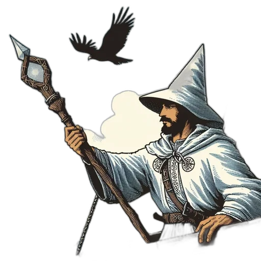staff, sword, weapon, fantasy art transparent PNG cut-out