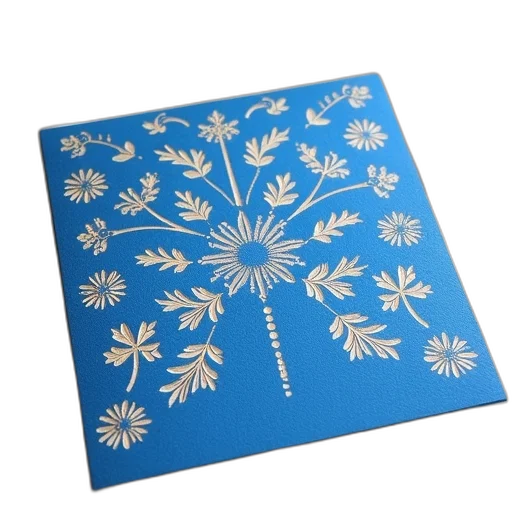 flower, umbrella, crown, blue transparent PNG cut-out