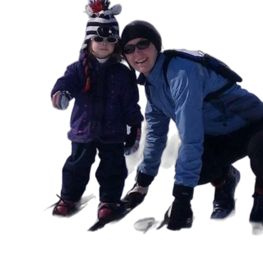 woman, child, pose, skis transparent PNG cut-out