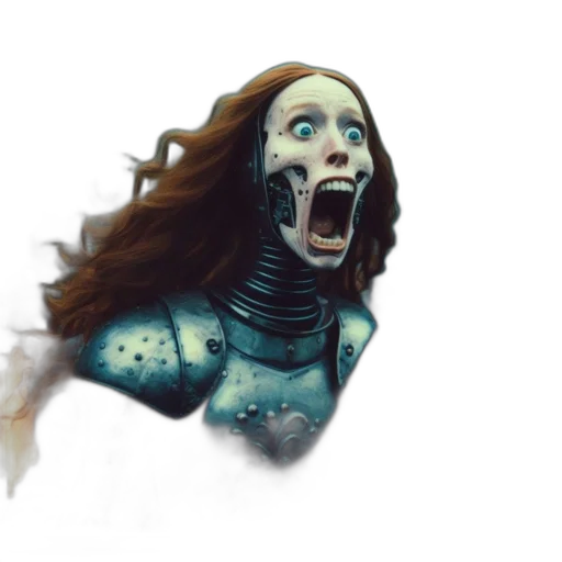 robot, creature, face, mask transparent PNG cut-out
