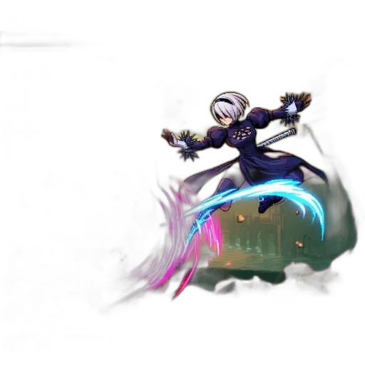sword, weapon, staff, robot transparent PNG cut-out