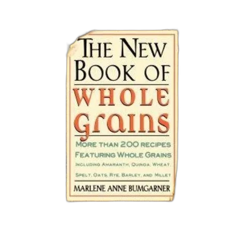 new, book, whole, grains transparent PNG cut-out