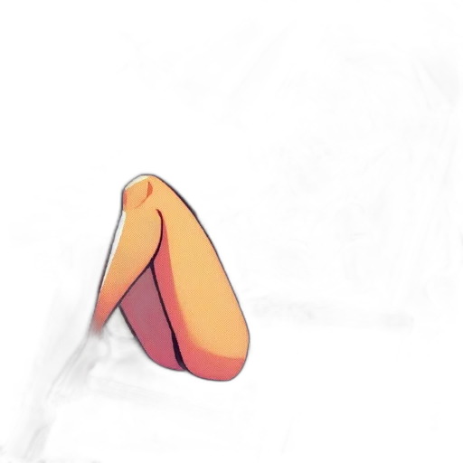 shoes, umbrella, hat, face transparent PNG cut-out