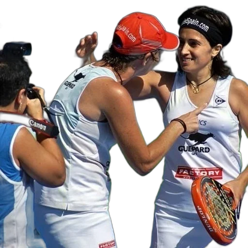 two, women, white, tennis transparent PNG cut-out