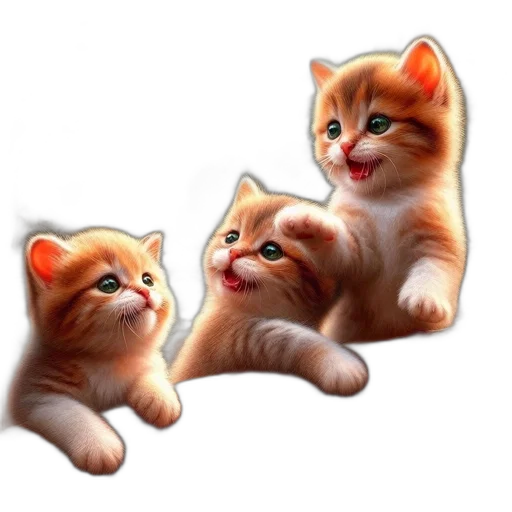 animal, photorealistic, 3d render, concept art transparent PNG cut-out