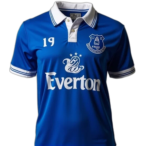 everton, 1970, retro, football transparent PNG cut-out