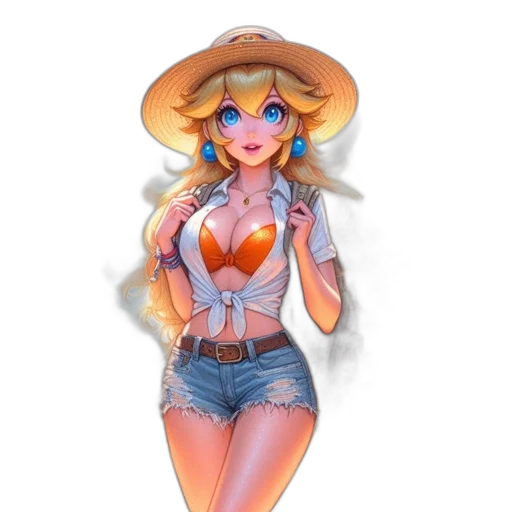 hat, staff, cartoon, pixel art transparent PNG cut-out