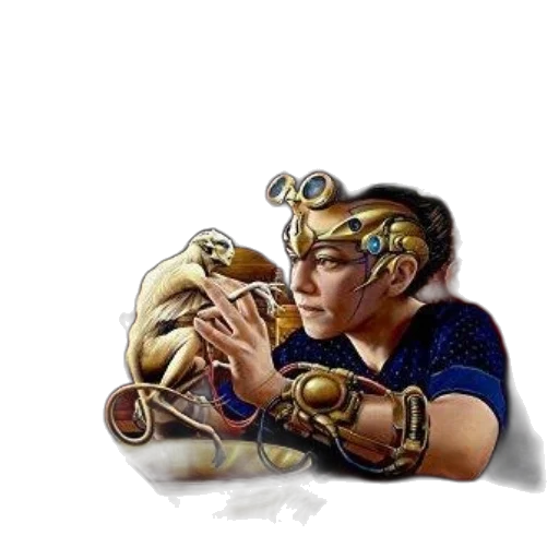 jewelry, mask, staff, dragon transparent PNG cut-out