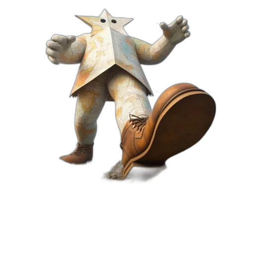 hat, creature, robot, staff transparent PNG cut-out