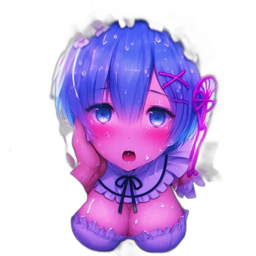creature, robot, staff, flower transparent PNG cut-out