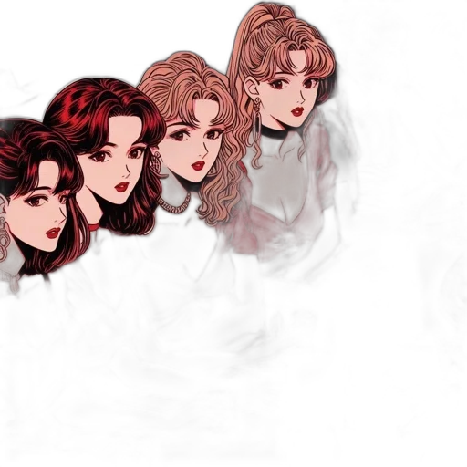 crown, hair, concept art, fantasy art transparent PNG cut-out