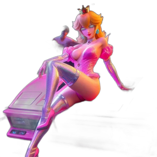 robot, weapon, staff, dress transparent PNG cut-out