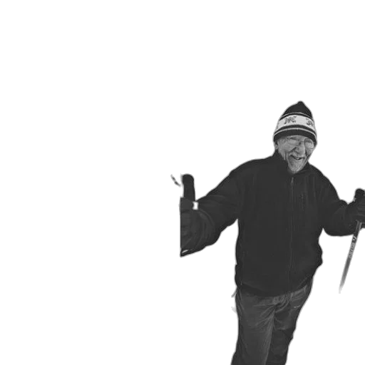 staff, jacket, hat, 3d render transparent PNG cut-out