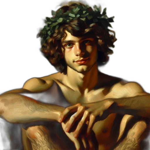 face, oil painting, photorealistic, fantasy art transparent PNG cut-out